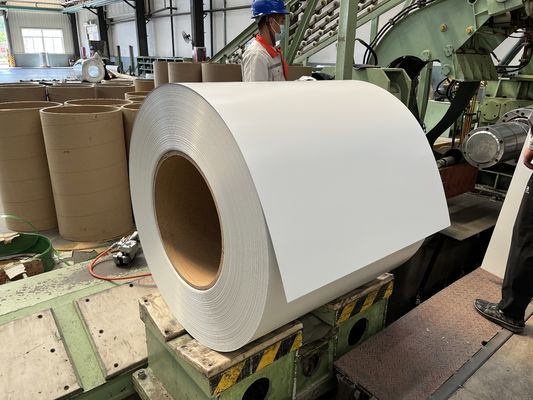 AZ150 / AZM150 PPGL RAL9003 Plaque d'acier galvalume prépeinte en bobines