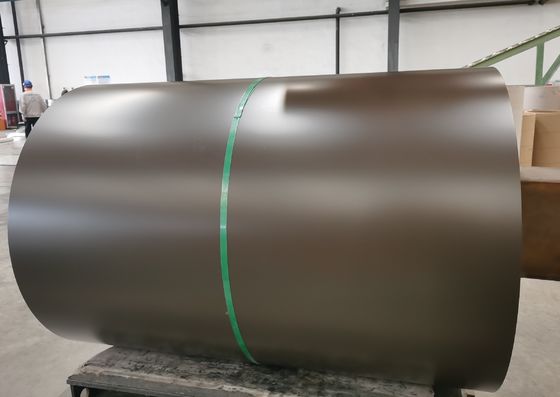 Coil de couleur bronze Métal à base d'alucin PPGL AZ100 Pour les gouttières et les panneaux de toiture PPGI PPGL prépeint