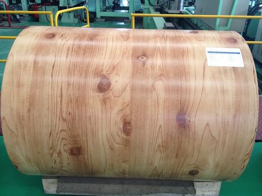 0.2mm Printech en bois bobine revêtue de couleur bobines d'acier prépeintes PPGI PPGL