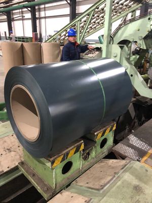 AZ60 JIS G3302 PPGI bobine d'acier prépeint bobines d'acier aluzinc 650-1250 mm