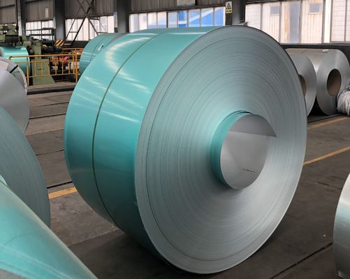 Couleur verte AFP acier aluzinc pour carreaux métalliques revêtus de pierre Spangle régulier 55% bobine d'acier aluzinc largeur régulière 1M
