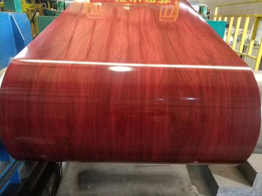 Z100-275 bobines d'acier prétraités PPGI Grain de bois et de pierre