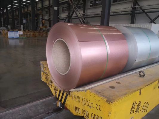 Rose Golden AFP 55% ALU-ZINC Galvalume rouleau en acier 0,6 mm AZ60 Spangle régulier