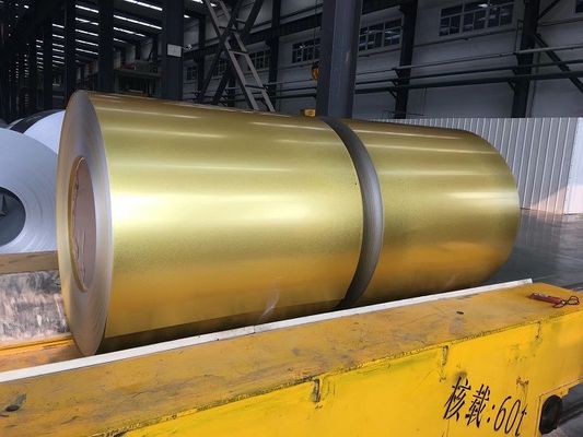 0.65x1000mm bobine d'acier galvanisé AZ110 rouleau de tôle galvanisée pour mur insonorisé