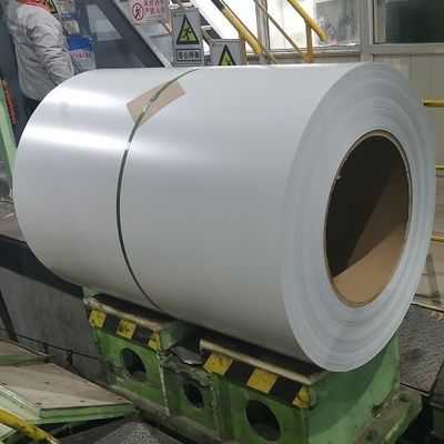 Beckers Frost Blanc pré-peint Galvalume Coil d'acier AZ150 PPGL DX51D 10 ans de garantie exportation vers l'Afrique du Sud