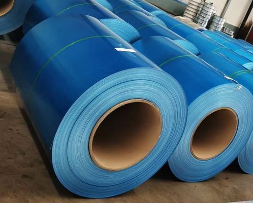 Bleu AFP Impression anti-doigts acier aluciné galvalume en acier coil en acier recouvert d'alliage d'aluminium et de zinc à 55%
