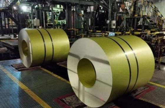 L'étiquette de protection contre les empreintes digitales est chromée 6+ Galvalume Aluzinc Alloy Coated Steel Coil Az50 Az100 Az150