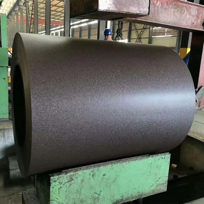 1.0 mm PPGI texturé mat en acier prépeint en coil HDP Valspar pour le toit