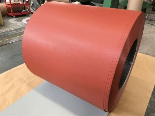 JIS G3302 Matte texturé Prepeint en acier couleur revêtue de tôle d'acier Z225 Peinture SMP