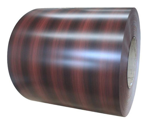 PVDF en bois couvert de couleur de grain de bois en bobine d'aluminium enduit de Z 60-200g/m2