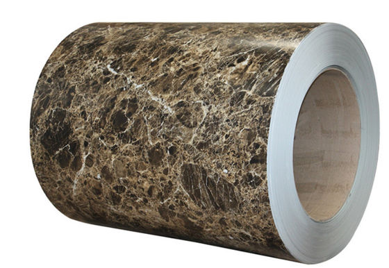 3003 H24 bobine de marbre en aluminium 0,80*1200 PVDF couleur ALUMINIUM revêtement murale sur mesure 50 ans de garantie