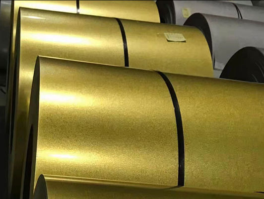 S350GD AZ150 Gold AFP Galvalume Steel GL 55% Aluzinc Steel Panneaux de toiture en acier Carreaux revêtus de pierre Toiture de villa ASTM A792M S350GD