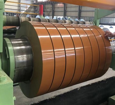 Film en PVC PPGL RAL2004 A120 25/8μm Beckers bandes prépeintes en acier galvalume revêtues de couleur