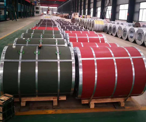 Coils en acier texturé AZ150 prépeints en acier galvalume métal de base 20 ans de garantie Beckers polyester