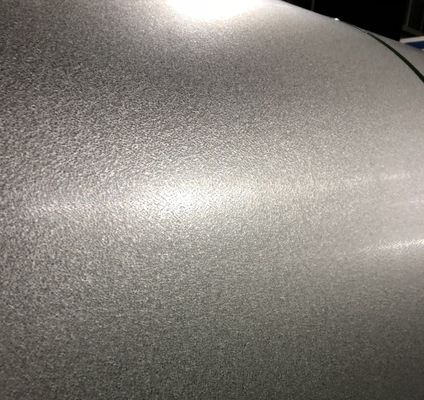 Spangle régulier minimum 0,47 × 1200 Galvalume Coil d'acier 55% aluminium zinc Coil d'acier revêtu pour carreaux métalliques ondulés