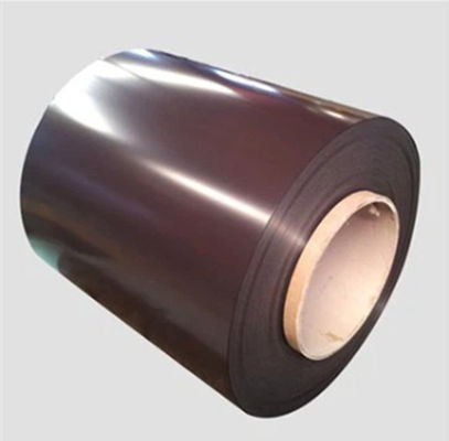 Z225 PPGI bobine de feuille enduite de couleur brune HDP DX51D pour revêtement ou toiture
