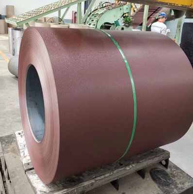 AZ120 tôle d'acier texturée matte prépeinte couleur revêtue PPGL AkzoNobel
