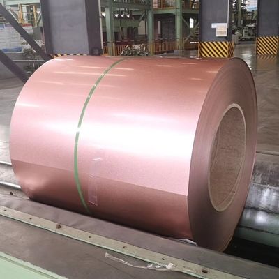 1200 mm AZ120 GL Galvalume 55% ALU bobines en zinc rose doré contre les doigts