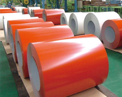 HDP PPG 0,50-1,0 mm Z275 PPGI Prépeint couleur revêtement de bobines d'acier DX51D Utilisation pour le panneau de toiture