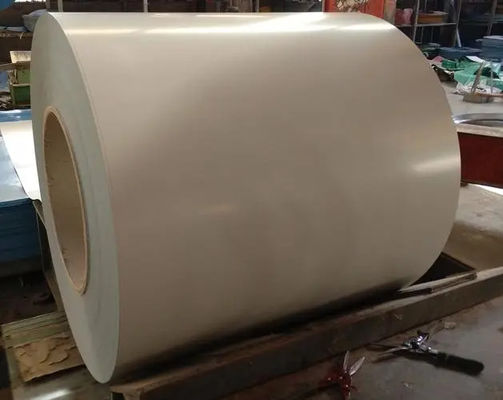 RAL1014 PVDF ivoire AkzoNobel bobines d'aluminium 3003 H24 PE/color coated/prepainted/color coated Aluminium Mill Finition