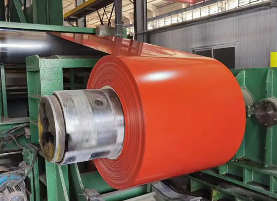 RAL Coil d'acier revêtu de couleur prépeint galvanisé Z275/PPGI pour matériaux de construction