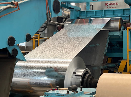 HDGI Spangle régulier Z120 / Z225 0,40 mm 1200 mm feuille ondulée et carreaux métalliques chromés pas de peau non usiné AFP