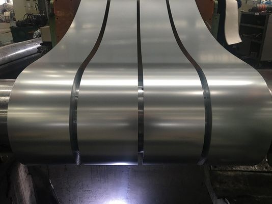 G550 Afp Anti-impression à chaud DIP Galvalume bande d'acier zincalume bobine à fente pour le purlin 0,95 * 182mm
