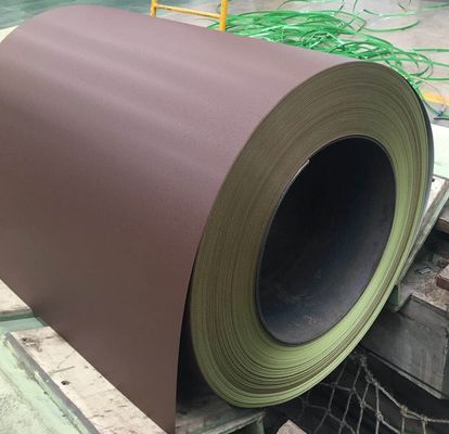 Surface mate texturée anti-rayures prépeinte galvanisée couleur rides revêtue bobine d'acier PE régulière SMP HDP