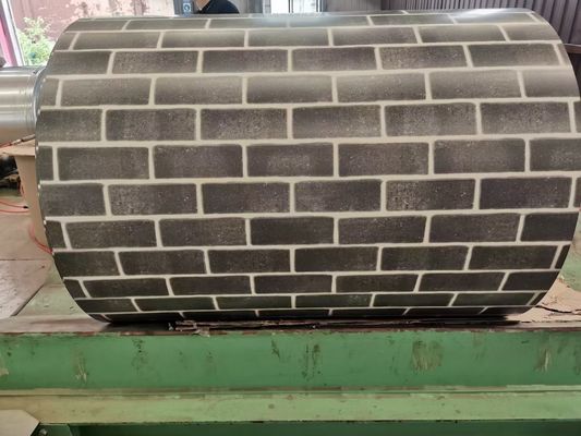 SGCC DX51D~DX53D Brick Design Prepaint Couche couleur revêtement de tôle d'acier PPGI PPGI