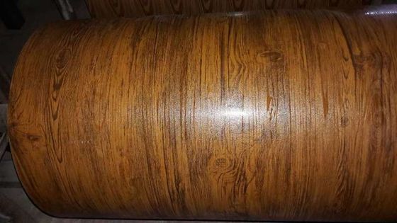 PVDF Grain de bois 3003H24 bobine en aluminium bobine imprimée couleur 50 ans de garantie bobine revêtue de couleur imprimée