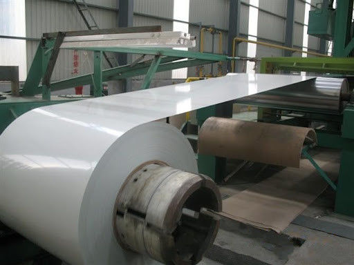 AZM150+/-20 PPGL RAL9003 Single white PPAL CS-B Panneau de toiture ondulé Carreaux de feuille de couleur bobine prépeinte acier aluzinc