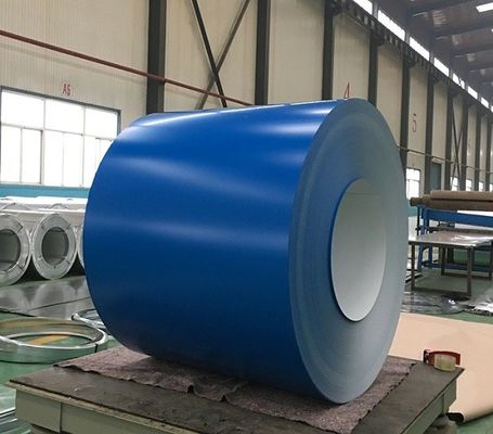 RAL5020 Océan bleu PE HDP PVDF bobine en aluminium revêtue de couleur 3003 H24 H26 100MEK Résistance
