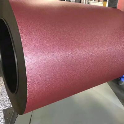 RAL3005 0,50*1250 PPGI HDP Z275 30 ans Matte texturé Sherwin Williams Peinture Galvanisé en acier ondulé