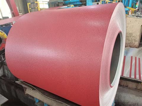 Polyester 0,3-0,8 mm PPGL motif en relief texturé/mat prépeint bobine d'acier galvanisé PE, PVDF, HDP, SMP