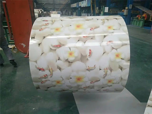 Acier imprimé à motif en relief Z70 0,55*1200mm Utilisé pour le panneau d'appareils ménagers