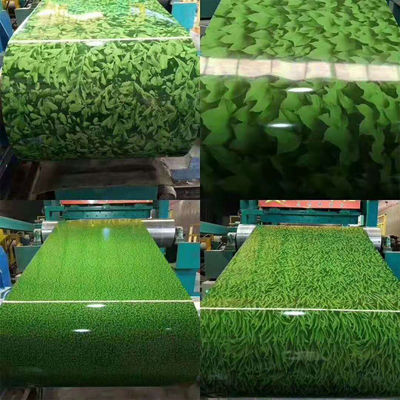 Nouveau style de conception de couleur PPGI bobine en acier pour la production d'appareils ménagers PE, SMP, HDP, type de revêtement PVDF
