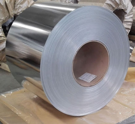 Lumineux/Pierre/Argent Coils d'étain électrolytique L'étain en acier inoxydable Plaque d'acier alimentaire Finition de bobine d'étain avec traitements de passivation
