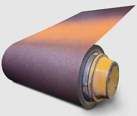 S350GD/SS50 Acier texturé mat pour panneaux de toiture et revêtements muraux 40 ans de garantie 1040/1250 mm