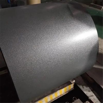 PVDF PPGl Z275 texturé en acier galvanisé prépeint en acier noir ondulé