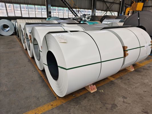 RAL9002 bobine en acier blanc utilisée pour les portes roulantes peintes bandes de bobines galvanisées Z100