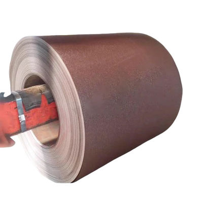 RAL3009 Oxyde rouge à rides Mat AZ150 Panneau de toiture en acier peint Carreaux métalliques en acier texturés